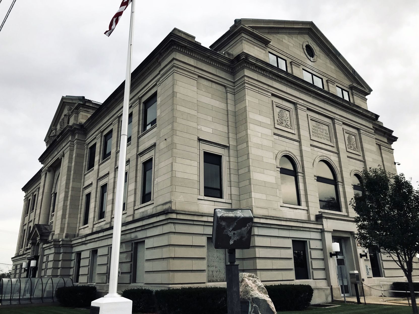 Michigan City courthouse stock